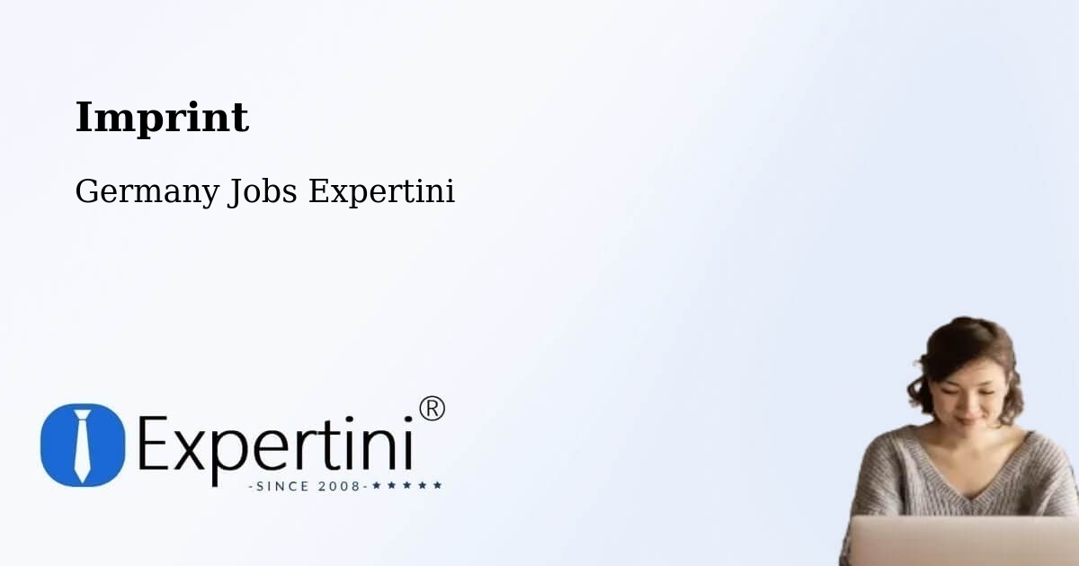 Imprint – Niederschöna - Germany Jobs Expertini